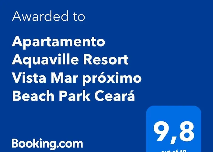 Apartamento Aquaville Resort Vista Mar próximo Beach Park Ceará